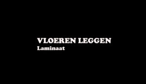 vloerleggen laminaat